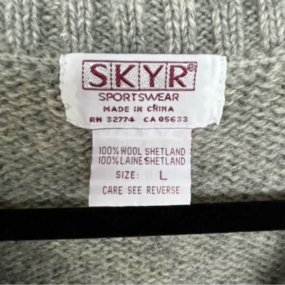 Vintage argyle wool V-neck sweater vest size men’s large (Unisex) - Picture 3 of 5